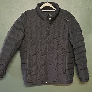 Mont-bell Men's Black Quilted Puffer Jacket